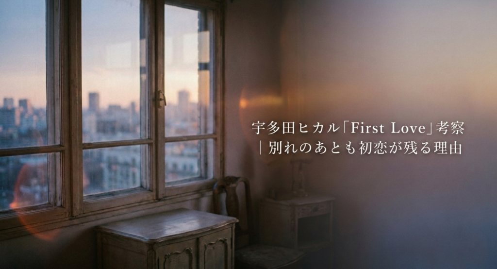 宇多田ヒカル「First Love」考察｜別れのあとも初恋が残る理由