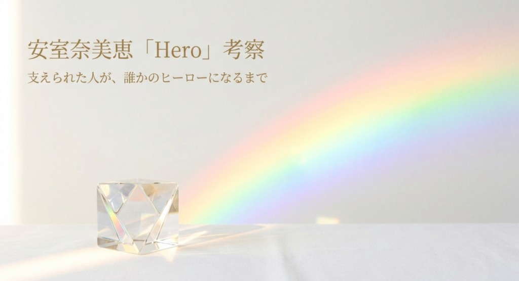 安室奈美恵「Hero」考察|支えられた人が、誰かのヒーローになるまで