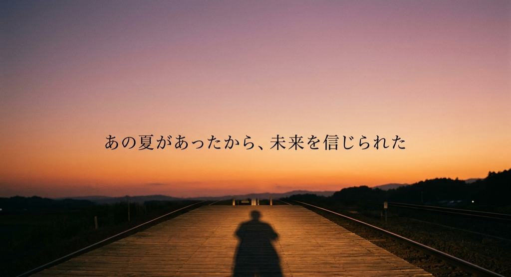 あの夏があったから未来を信じられた