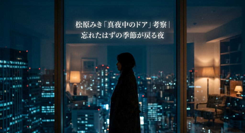 松原みき「真夜中のドア」考察|忘れたはずの季節が戻る夜