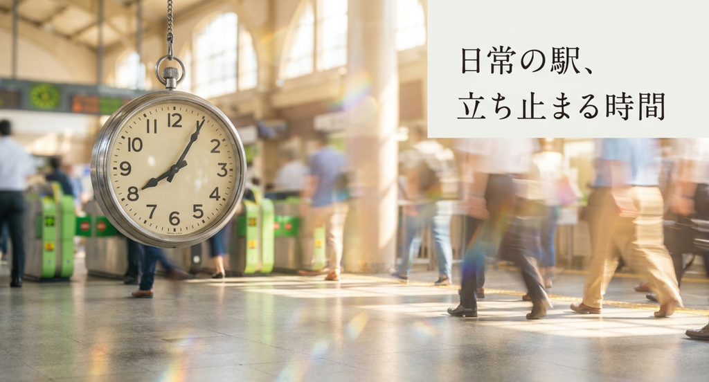 日常の駅、立ち止まる時間